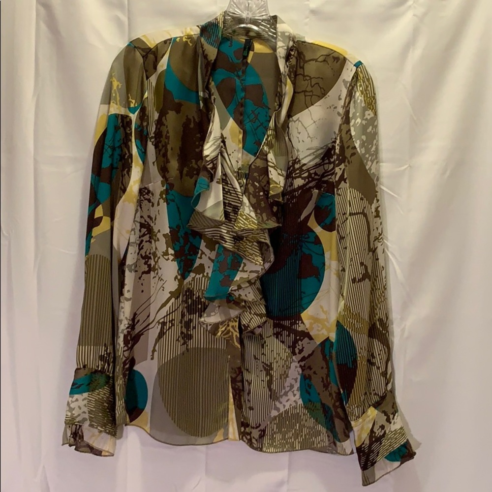 Stile by Benetton Blouse Colorful Print
